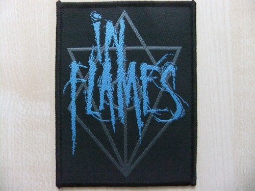 Flames scratched logo - flames,
